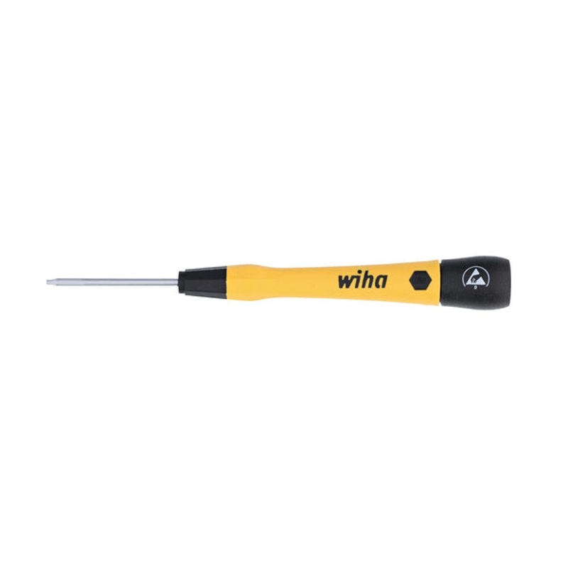 Wiha Tools 27865 ESD Safe PicoFinish Precision Screwdriver - TORX T6 x 40mm