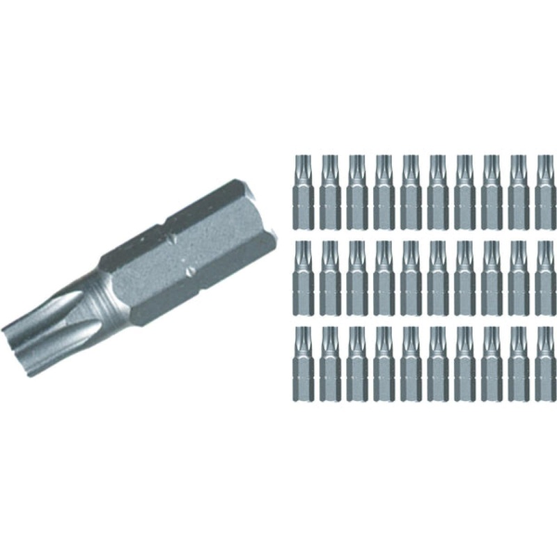 Wiha Tools 72577 TORX Contractor Insert Bit T20 x 25mm - 30 Pack