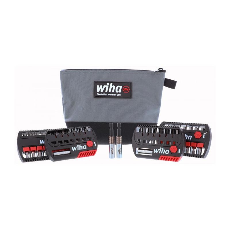 Wiha Tools 76886 34 Piece MaxxTor Impact Bits Set with General Purpose Zipper Pouch