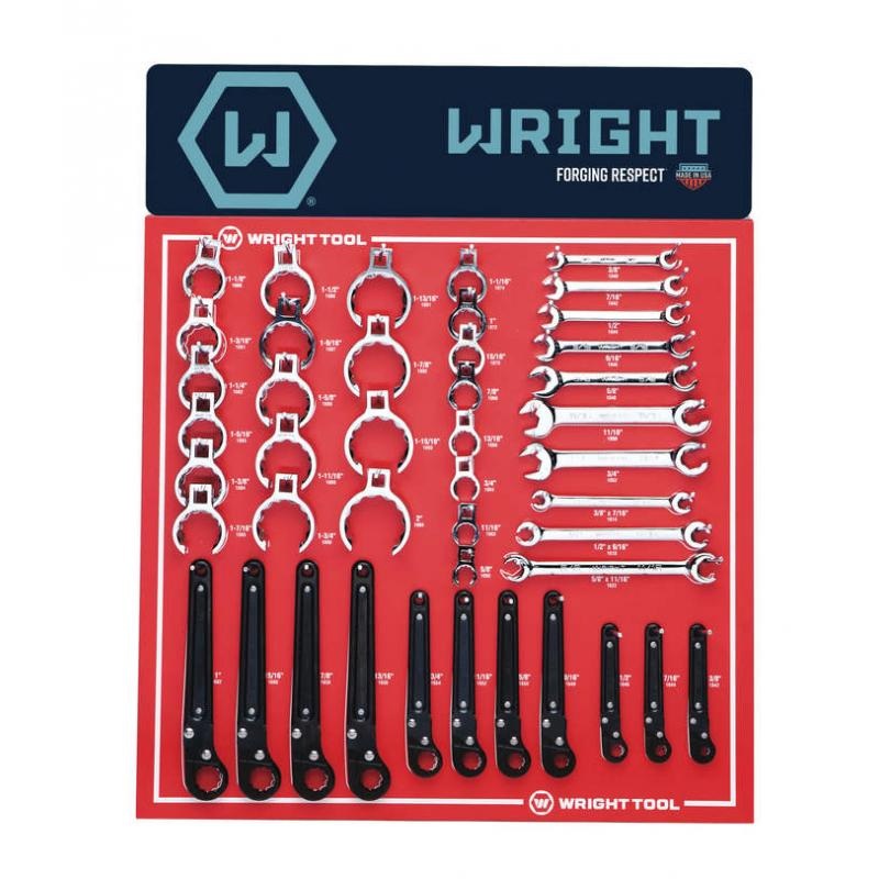 Wright Tool D981 Tubing Wrench Set 44 Piece