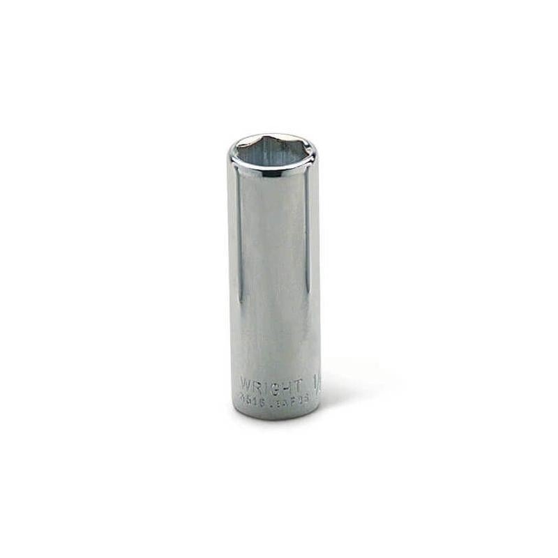 Wright Tool 3508 3/8 Inch Drive 6 Point Deep Socket, 1/4 Inch