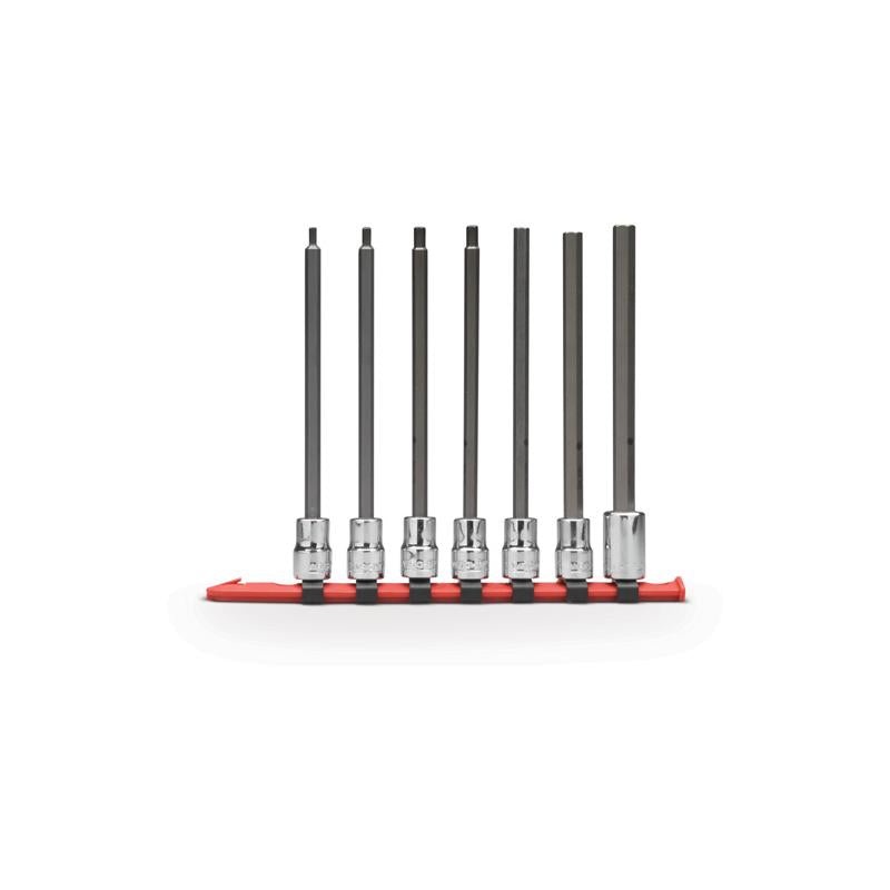 Wright Tool 406 1/2-Inch Drive 7 Piece Hex Bit Socket Set - Long Length