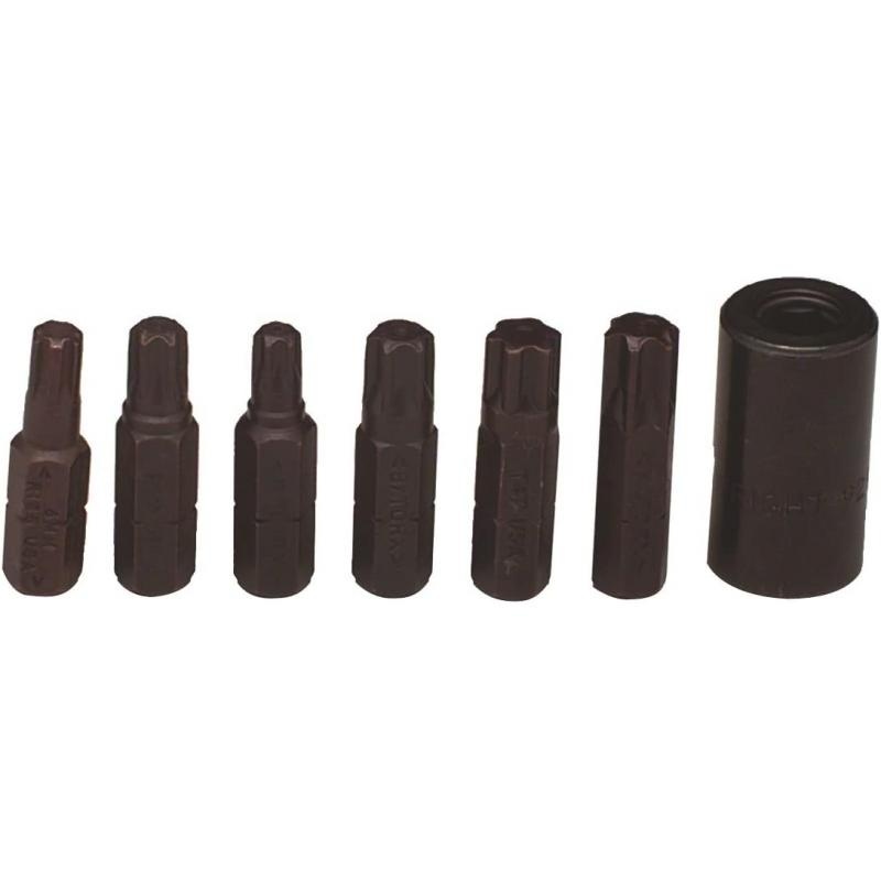 Wright Tool 9296 TORX 3/8" Drive Bit Set 7 Piece