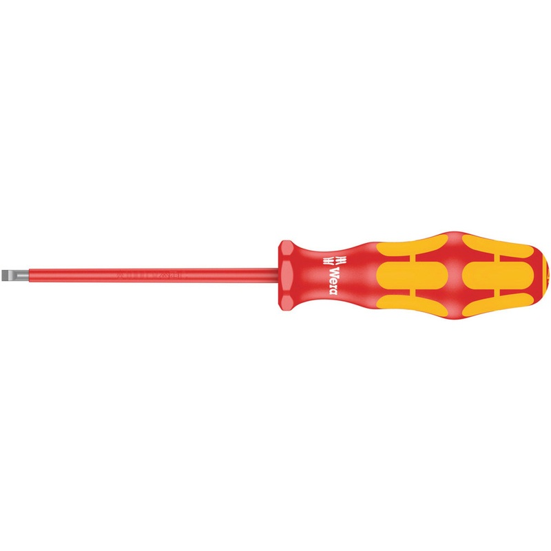 Wera 160 i VDE Insulated screwdriver for slotted screws, 1.2 x 6.5 x 200 mm