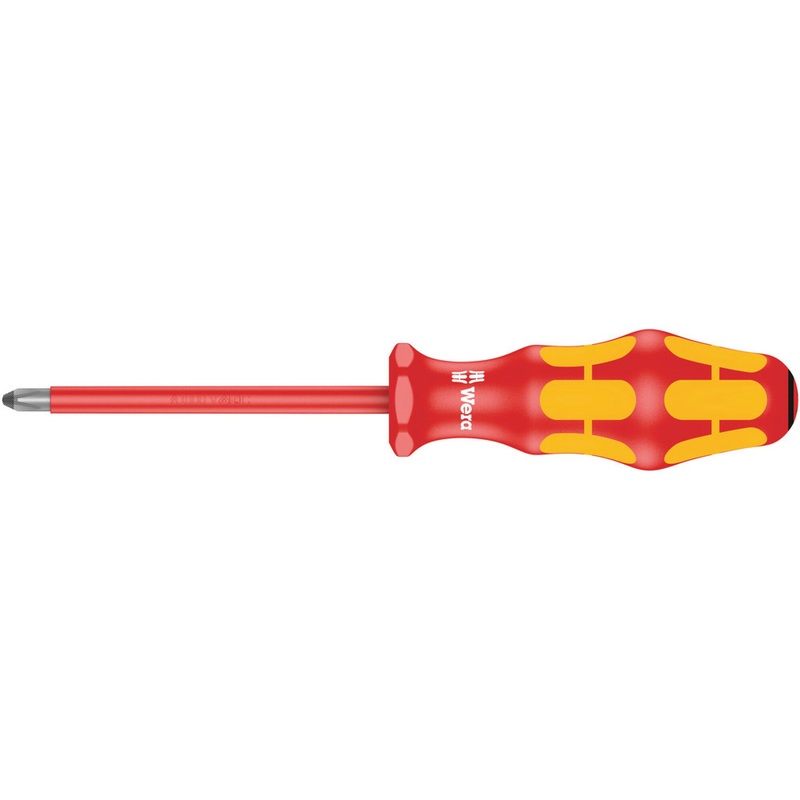 Wera 165 i PZ VDE Insulated screwdriver for Pozidriv screws, PZ 2 x 100 mm
