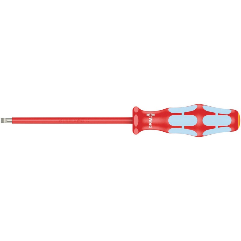 Wera 3160 i VDE Insulated screwdriver for slotted screws, stainless, 1 x 5.5 x 125 mm
