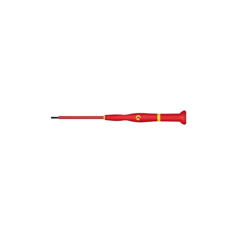 Wittron 9T 89935 Insulated Screwdriver, Slotted, 3/64x1-3/4