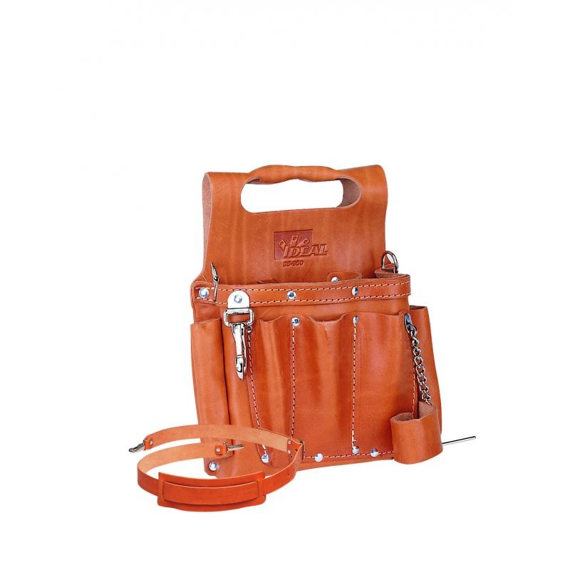 Ideal 35-950 Tuff-Tote Premium Leather Tool Pouch w/Strap