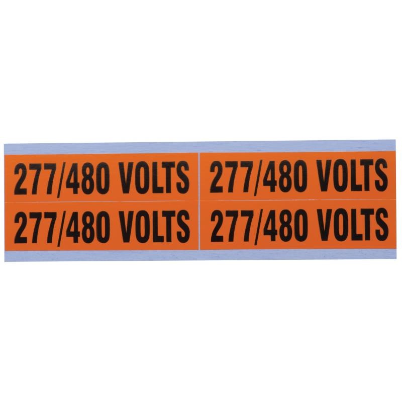 IDEAL 44-299 Volt & Con. Marker Legend: 277/480V Medium