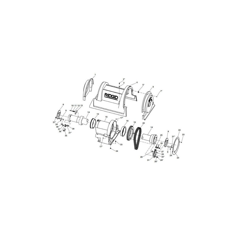 Ridgid 39567 Screw, 1/4" - 20 X 1 - 1/2" Shoulder Socket Hex (Pack of 4)