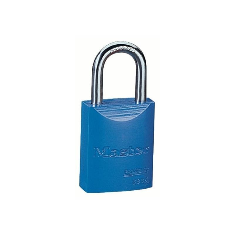 IDEAL 44-920 Padlock, High Visibility Aluminum, Blue