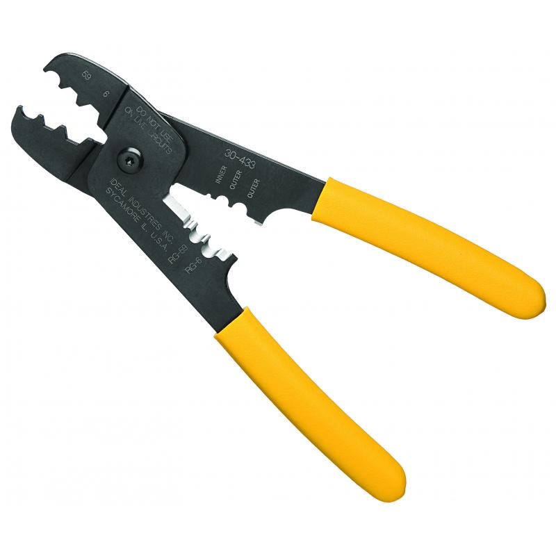 Ideal 30-433 Coax Strip and Crimp Tool 12.80 Inch