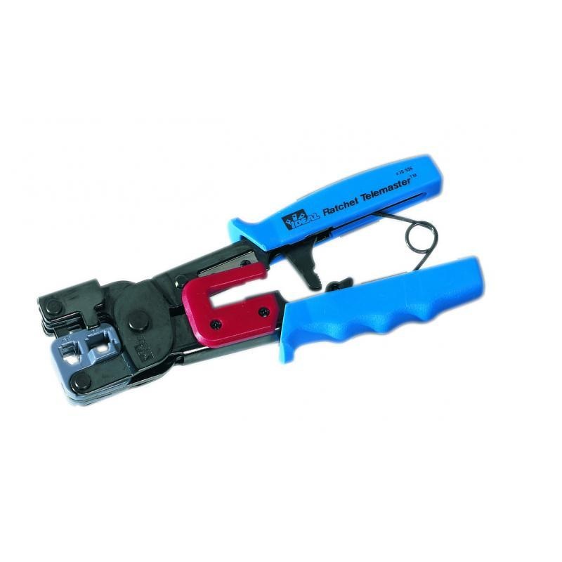 Ideal 30-696 Ratchet Telemaster Modular Plug Crimp Tool