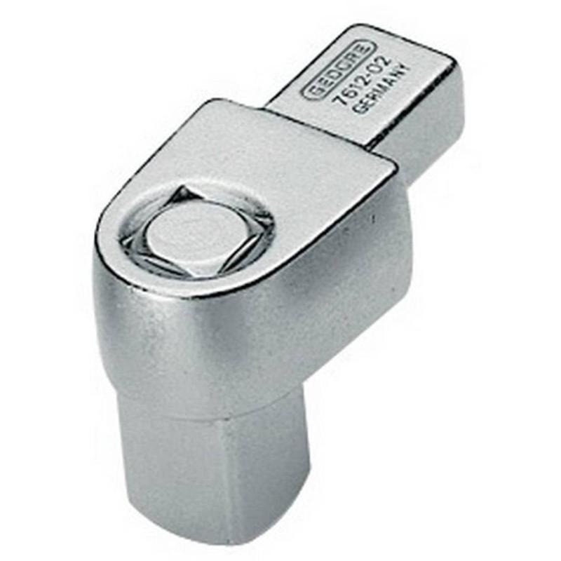 Gedore 7672630 Rectangular fixed square head 1/4" SE 9x12