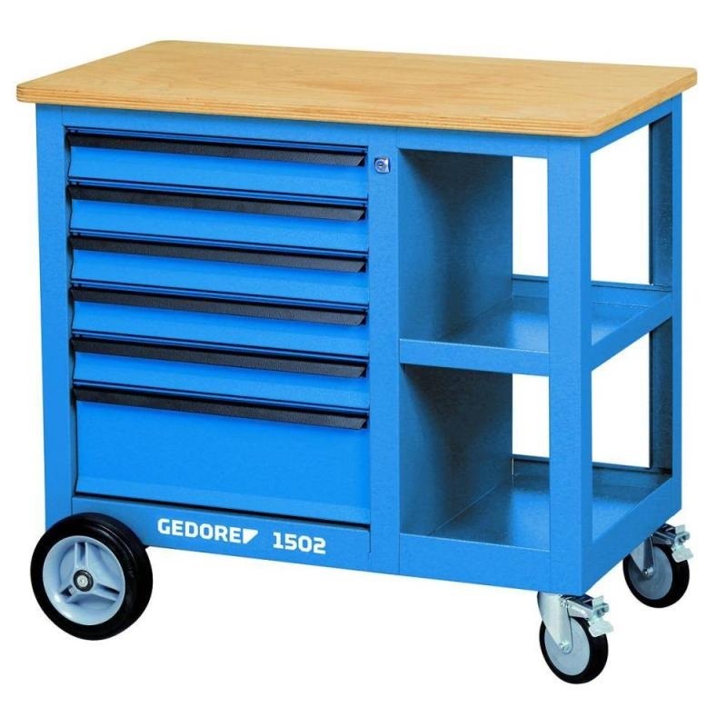 Gedore 6620620 Mobile workbench with vice