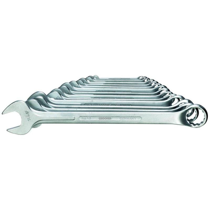 Gedore 6013650 1B Combination Spanner Set 14 Pcs 5/16-1.1/4 Inch