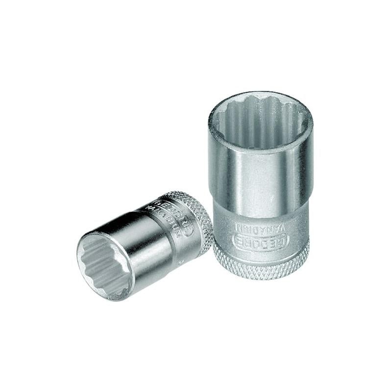 Gedero 6233180 Socket 3/8 Inch Drive 19/32 Inch