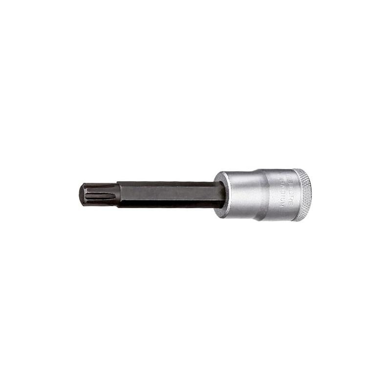 Gedore 1449591 Screwdriver Bit Socket 1/2 Inch, Drive RIBE M10