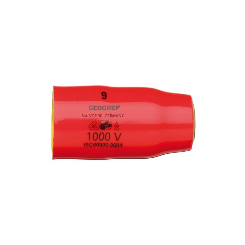 Gedore 2946467 VDE Socket 3/8 Inch 15 mm