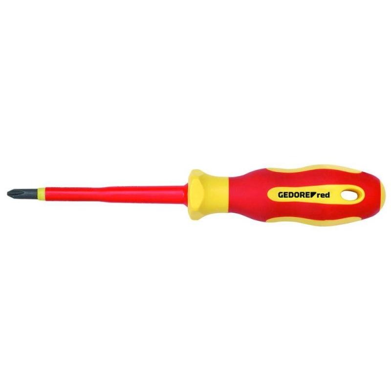 Gedore R39300219 Pozidriv VDE-Screwdriver PZ2 L.100 mm