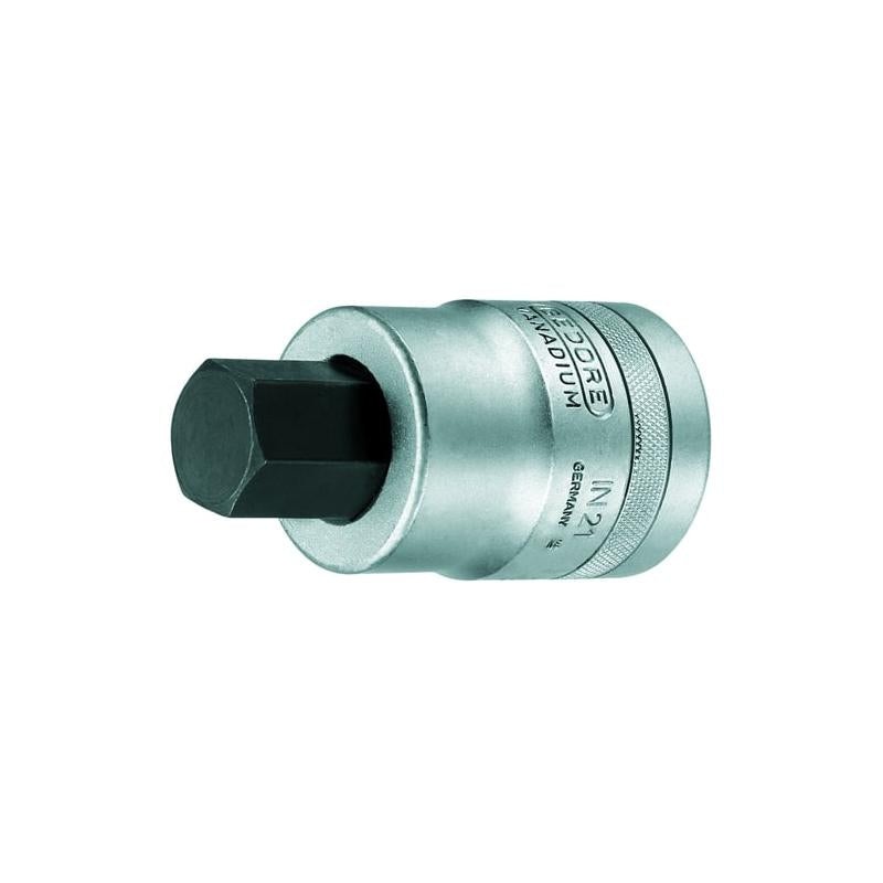 Gedore 6181440 Screwdriver Bit Socket 1 Inch Drive, 24 mm