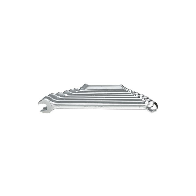 Gedore 6095950 Combination spanner set, extra long, 12 pcs 10-32 mm