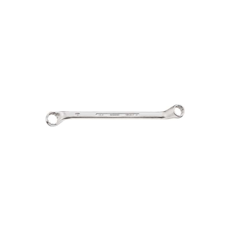 Gedore 6015860 Double ended ring spanner offset 9x11 mm