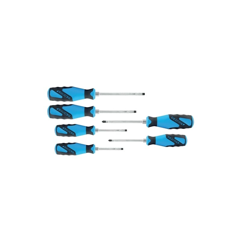 Gedore 1878743 3C-Screwdriver with striking cap set 6 pcs
