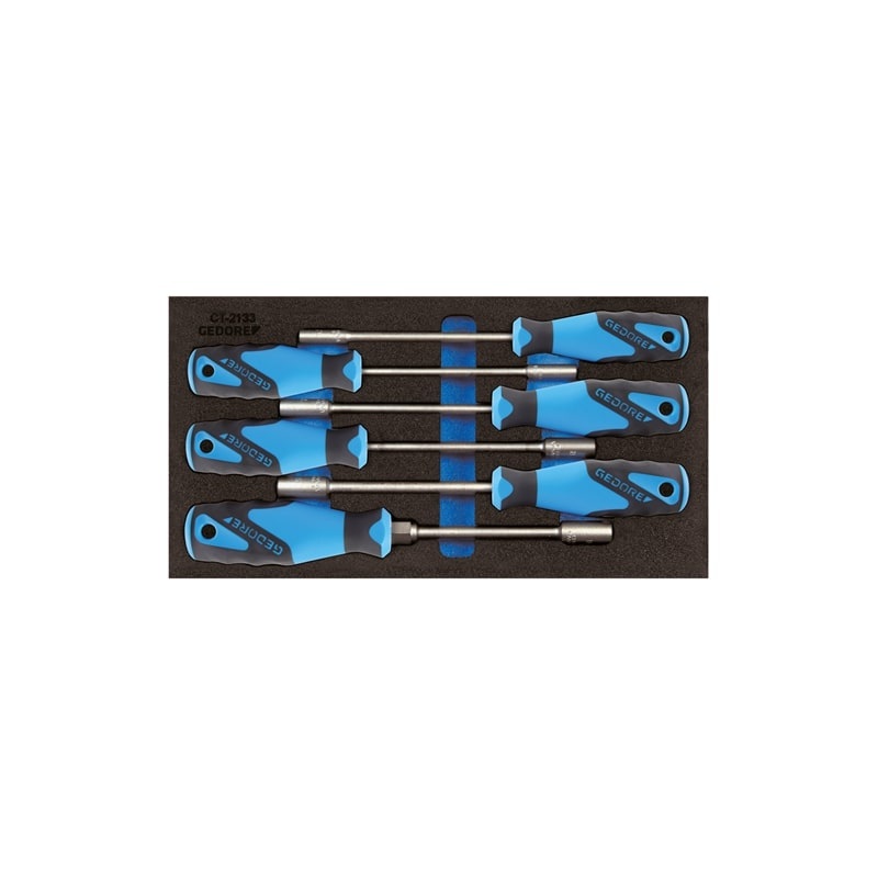 Gedore 2309122 Socket Wrench Set In 1/3 Check-Tool Module
