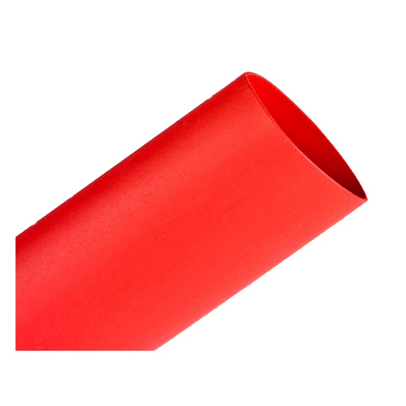 3M Heat Shrink Thin-Wall Tubing FP-301-1/4-48"-Red-Hdr-12 Pcs, 48 in Length