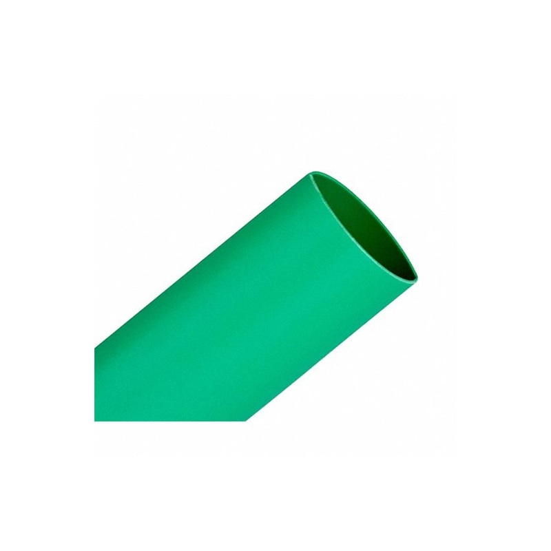3M Heat Shrink Thin-Wall Tubing FP-301-1-48"-Green-Hdr-5 Pcs, 48 in Length