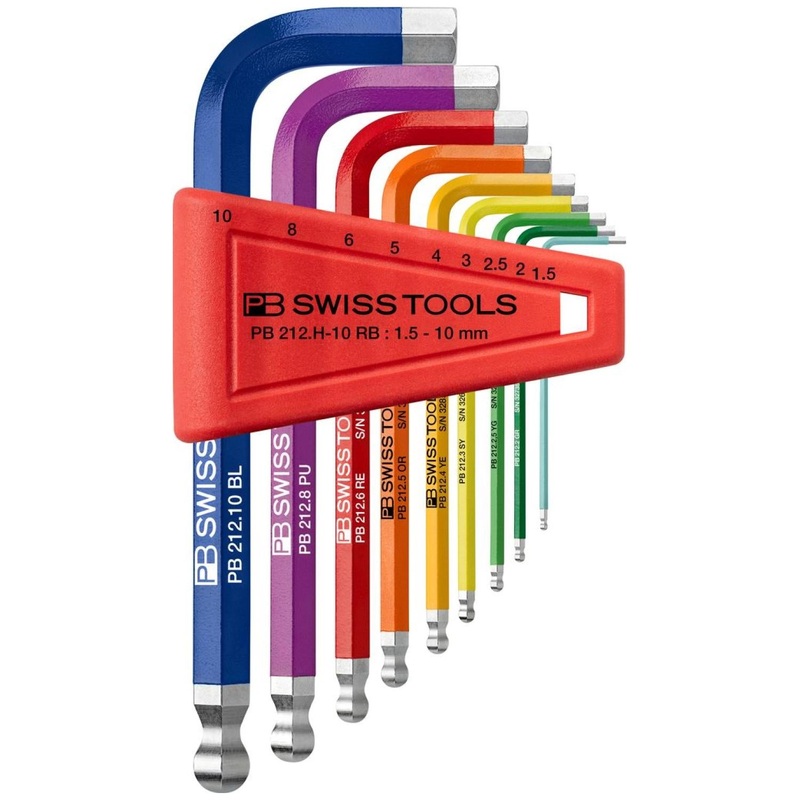 PB Swiss PB 212.H-10 RB Ballend Hex Set, 1.5-10mm