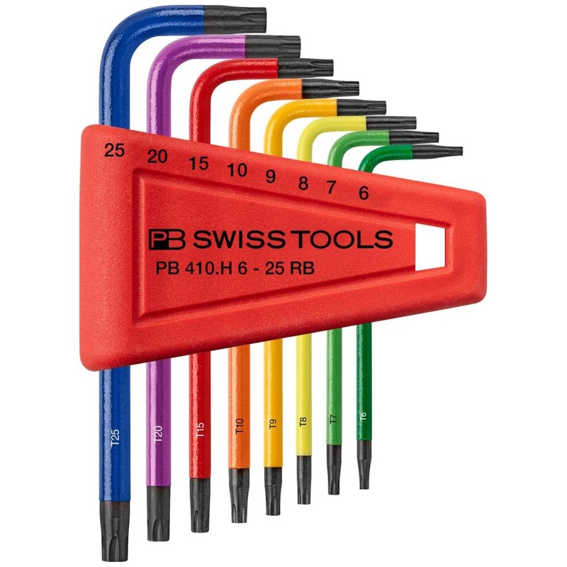 PB Swiss PB 410.H 6-25 RB Rainbow L-Keys, TORX 6-25
