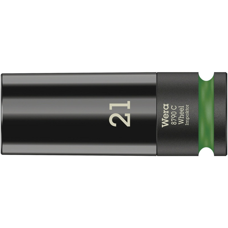 Wera 8790 C Wheel Impaktor Socket with 1/2" drive, 21 x 85 x 32 mm