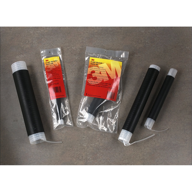 3M Cold Shrink Insulator 8428-18, Tape/Wire/UniShield Shielding, 1 kV,Standard