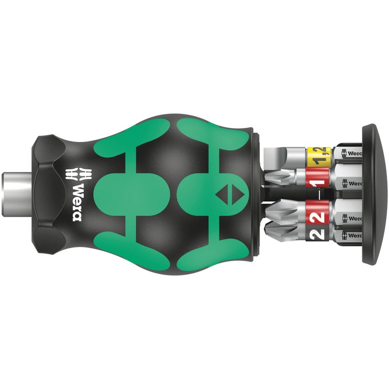 Wera Kraftform Kompakt Stubby magazine 2, 6 pieces