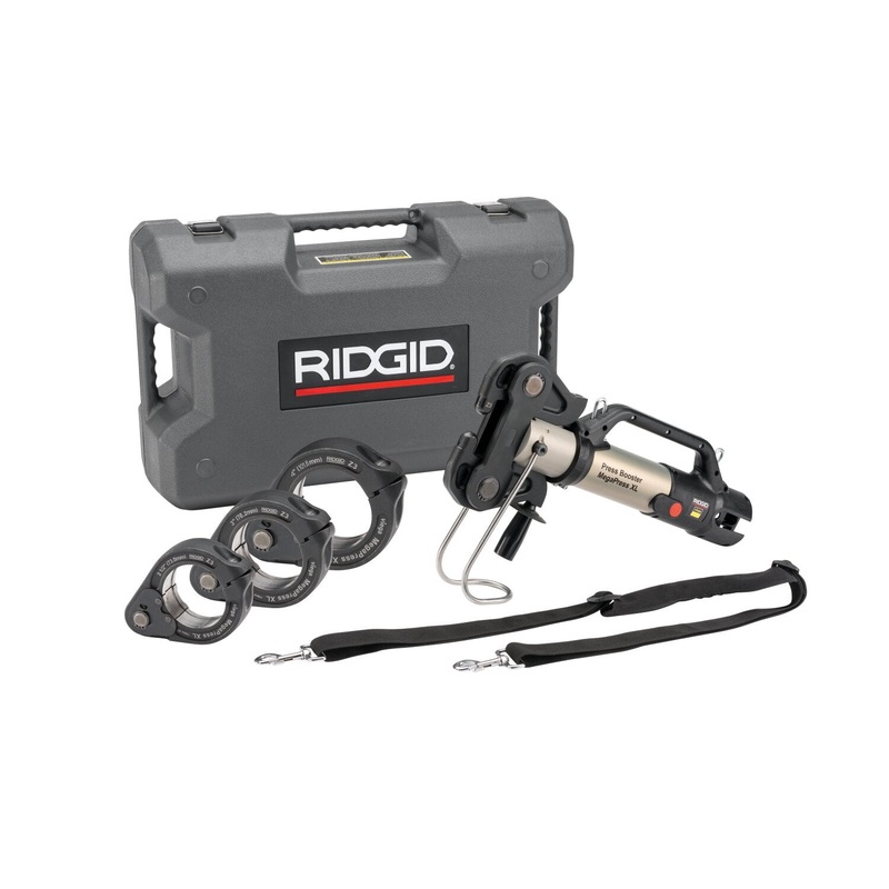 Ridgid 60638 2" to 4" MegaPress Kit with Press Booster