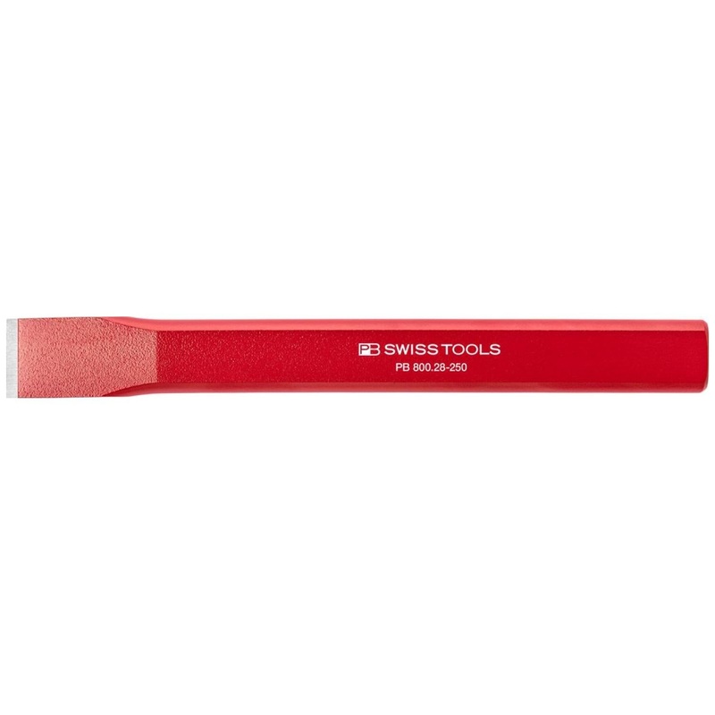 PB Swiss PB 800.28-250 Flat chisel, Red powder coated
