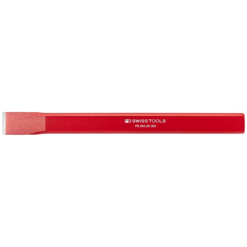PB Swiss PB 800.28-300 Flat chisel, Red powder coated