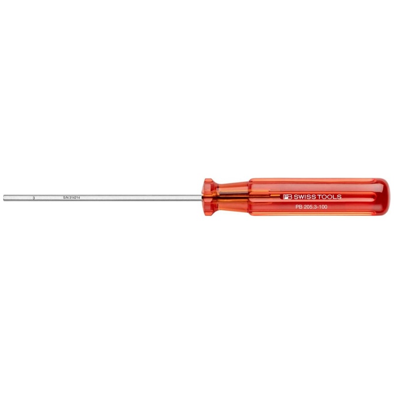 PB Swiss Tools PB 205.3-100 Hex Classic screwdrivers, 3mm x 100mm