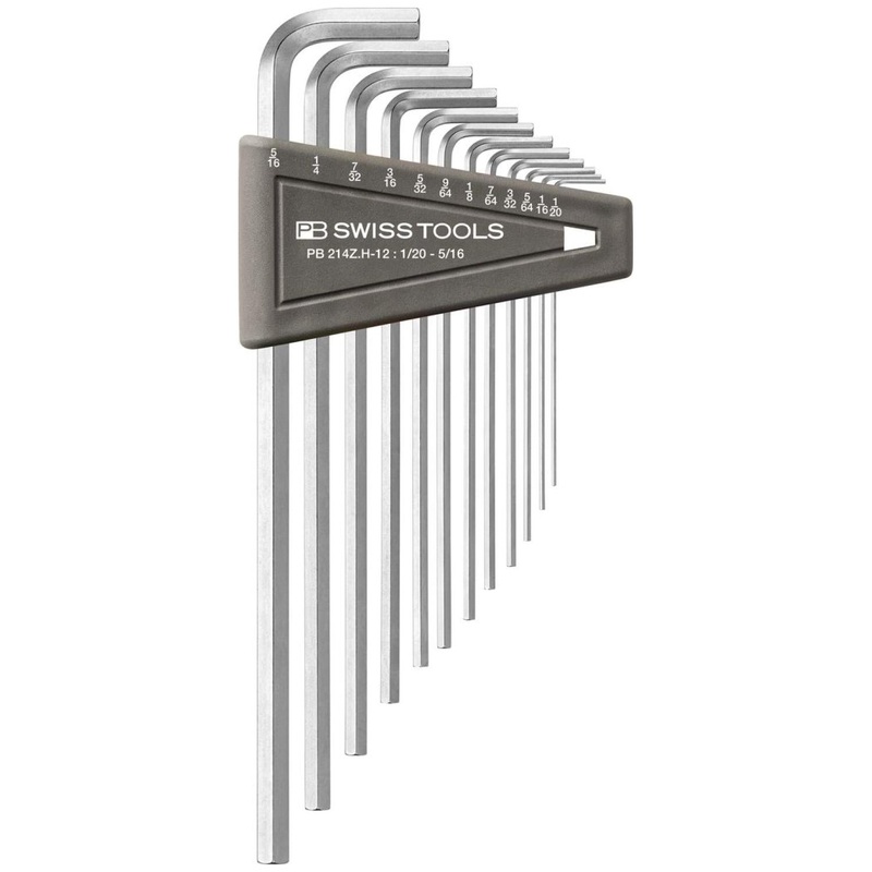 PB Swiss PB 214Z.H-12 Key L- Wrenches, long, set in a practical plastic holder
