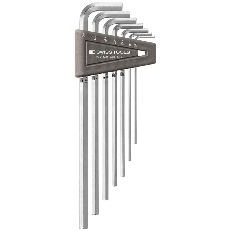 PB Swiss PB 214Z.H Key L- Wrenches, long, set in a practical plastic holder