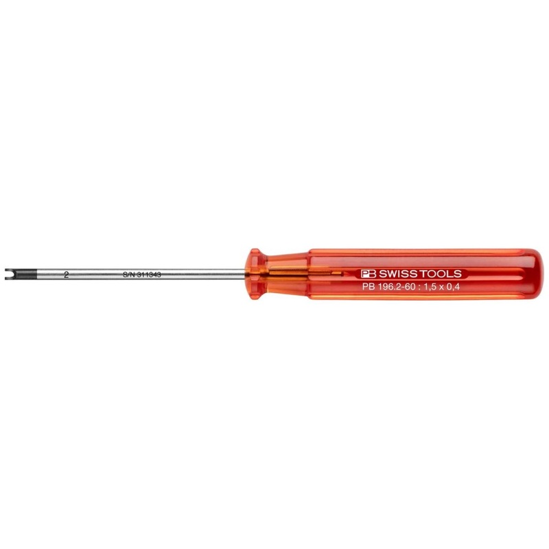 PB Swiss Tools PB 196.2-60 Slotted Nuts Classic screwdrivers M1.5