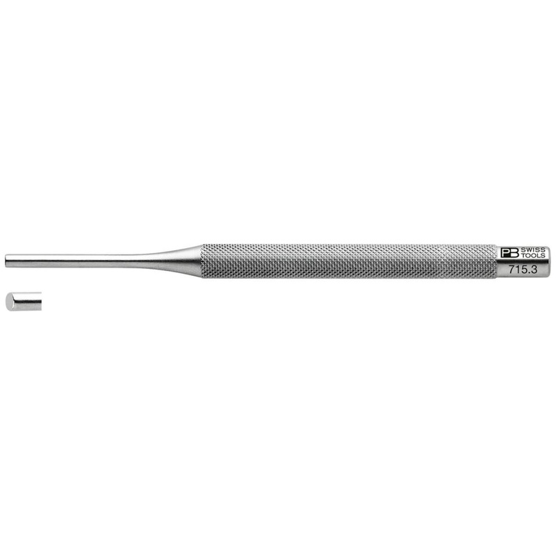 PB Swiss Tools PB 715.3 Safety pin punch, drift punch, knurled, 3 mm