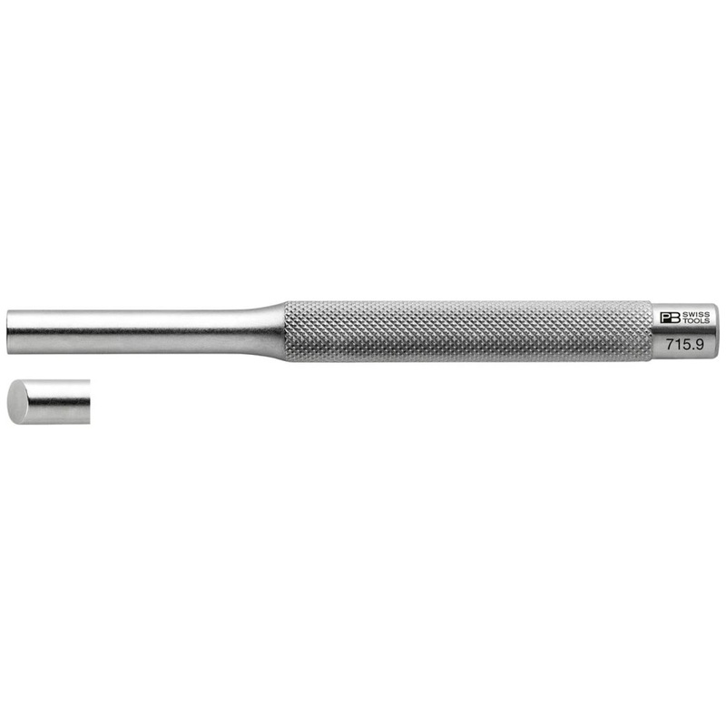 PB Swiss Tools PB 715.9 Safety pin punch, drift punch, knurled, 9 mm