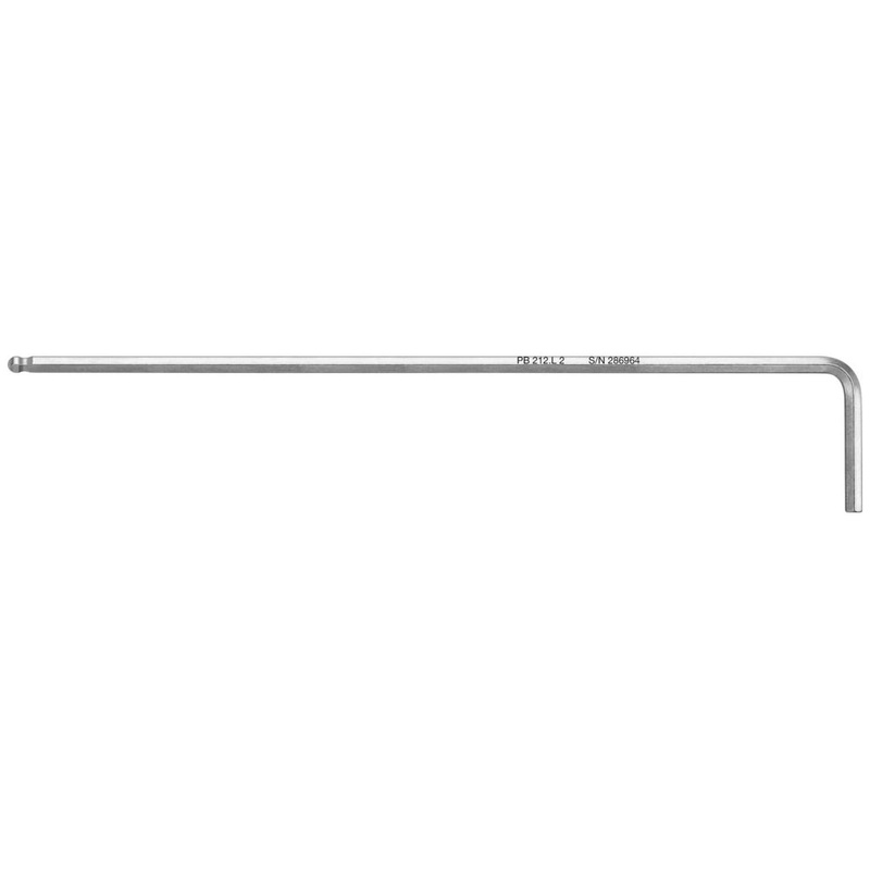 PB Swiss PB 212.L 2 Key L - Wrenches, Long, with Ball Point, 2 mm
