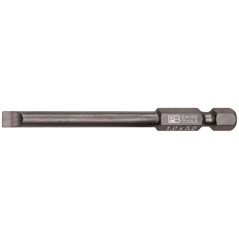 PB Swiss PB E6.106/3 PrecisionBit, Design E 6.3 (1/4 Inch), Long Blade, 5mm x 75mm
