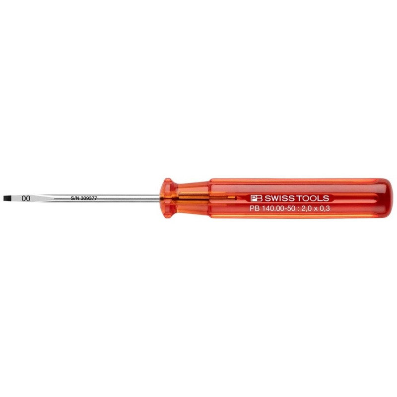PB Swiss Tools PB 140.00-50 Slotted Classic Screwdriver Insulated 2mm x 50mm