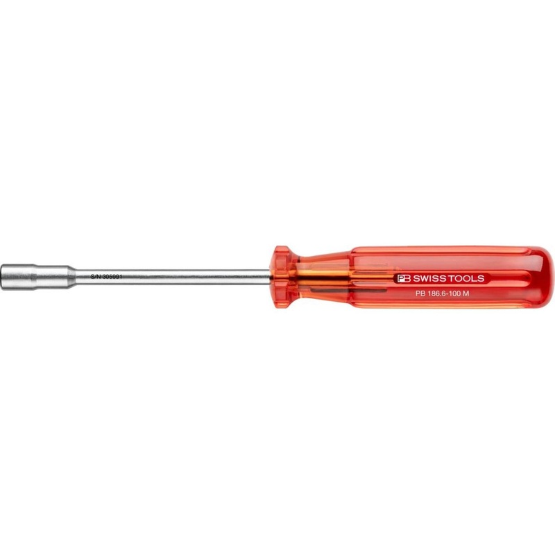 PB Swiss Tools PB 186.6-100 M Classic Universal Bit Holder, for PrecisionBits C 6.3 and/or E 6.3 (1/4)