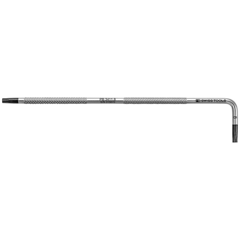 PB Swiss Tools PB 3411.8 TORX Safety Key L-Wrenches T8 L.100 mm